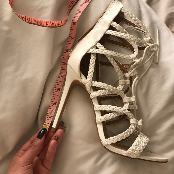White Strappy Heals - Picture 8 of 8